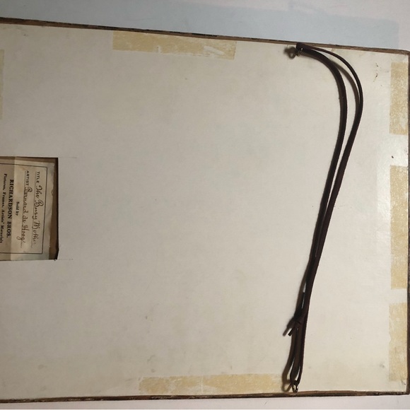 vintage print "the busy mother" Bernarde de Hoog (1867-1943) wood framed - Picture 9 of 9